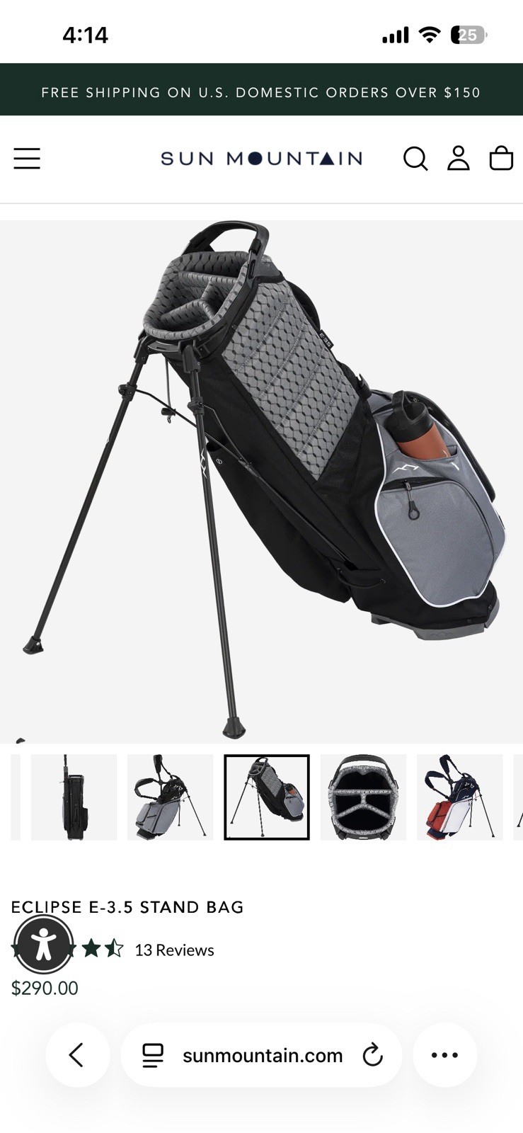 4 Way Black Grey Three 5 Dual Strap Rain Cover