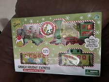 Dr Seuss Grinch Holiday Express 36 Pc Train Set 65th Anniversary Special Edition