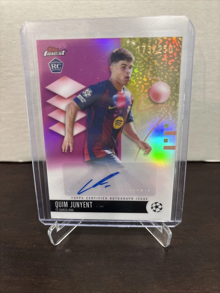 Topps Soccer FC Barcelona Autographed Sports Trading Cards