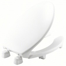 BEMIS 2L2150T 000 Toilet Seat,Elongated Bowl,Open Front 437T28