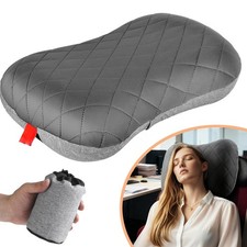 Camping Pillow Inflatable Pillow Travel Pillows Blow Up Pillow + Removable Cover