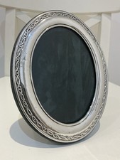 Schöner irischer Sterling Silber Bilderrahmen von Celtic Frames Dublin 1998