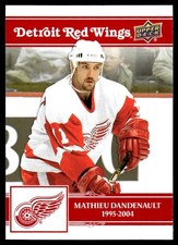 2025-26 UD Centennial Detroit Red Wings Mathieu Dandenault #40