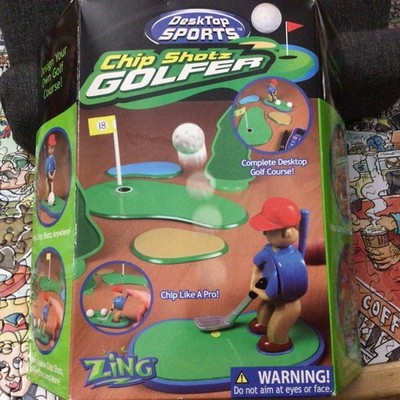 Desktop Sports Chip Shotz Golfer Zing 2007 Desktop Golf Game NIB