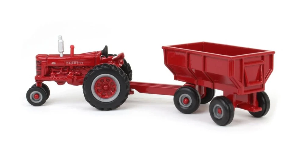 ERTL - Tracteur avec remorque - FARMALL 400 row crop - 1/64 - ERT44376 - Photo 4/4