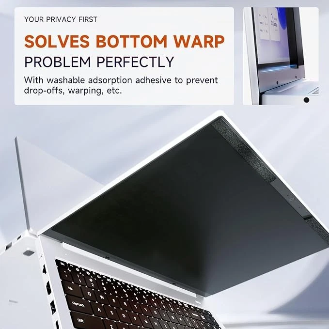 Magnetic Laptop Privacy Screen 14 inch for 16:9 Computer Monitor Anti Blue PISSR - Image 3 of 4