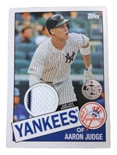 Topps Aaron Judge Relic 35th Anniversary #85R-AJ 2020 Yankees 1985 Card