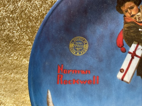 Piatto da collezione Norman Rockwell Knowles tema vacanze - Foto 12 di 13