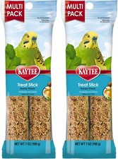 Kaytee Forti-Diet Pro Health Honey Pet Bird Treat Sticks for Parakeets, 2 Bar...