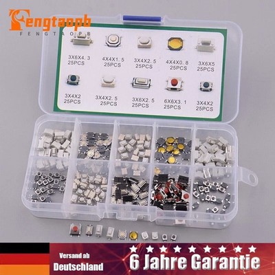 SMD Mikroschalter Mikrotaster Taktile Druckschalter Micro Switch Button Schalter