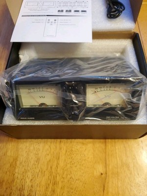 Douk Audio VU3 Dual Analog VU Meter 2-way Amplifier/Speaker Audio Switcher Box