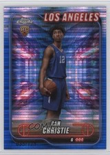 2024-25 Topps Chrome Blue Sonar Refractor /125 Cam Christie #151 3y4
