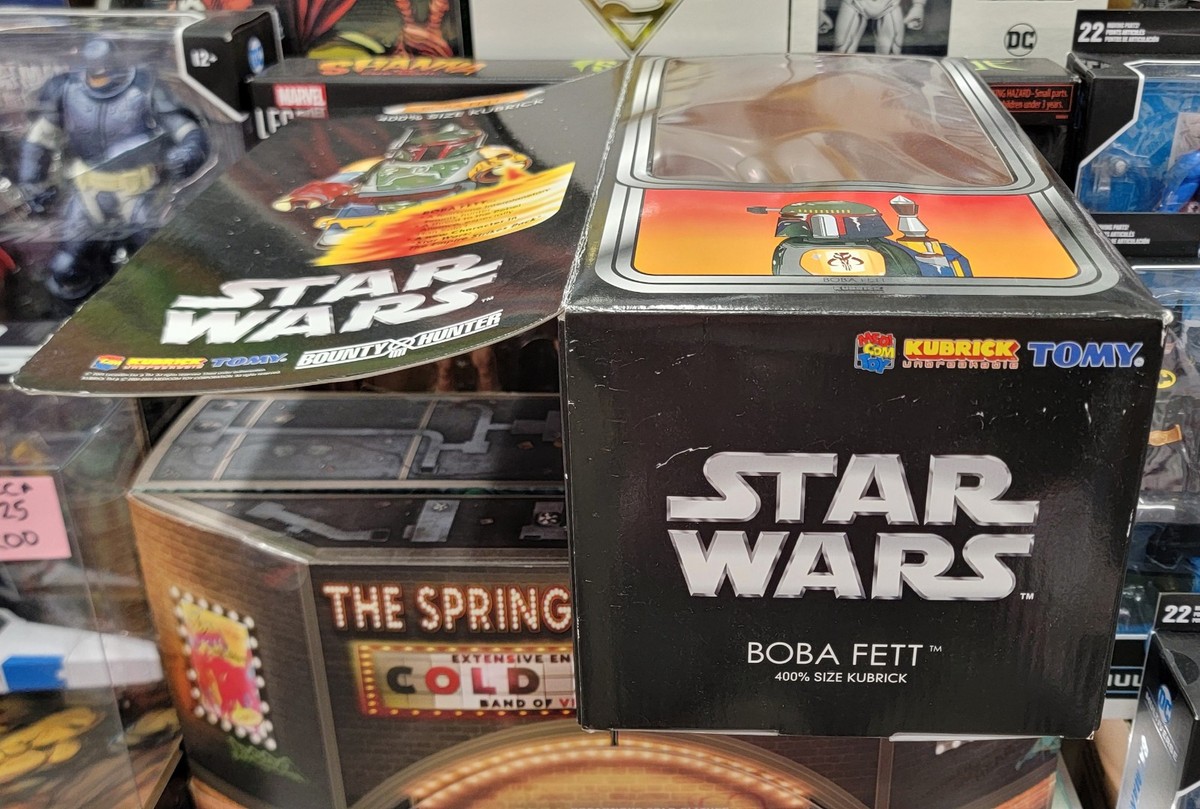 BEARBRICK KUBRICK 400% STAR WARS BOBA FETT BE@RBRICK MEDICOM TOMY