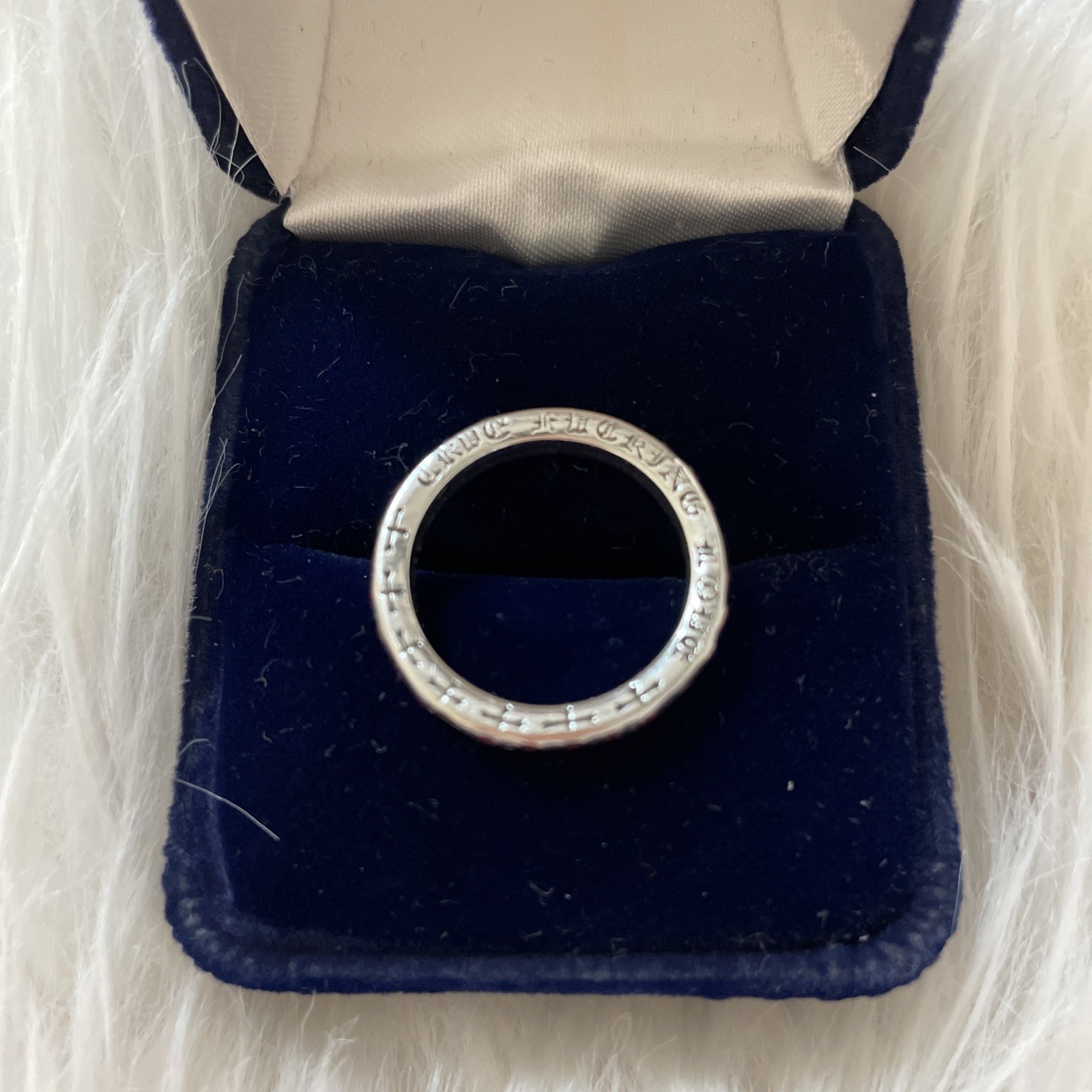 Authentic Chrome Hearts Ruby Pave TFL Ring 2000 S… - image 1