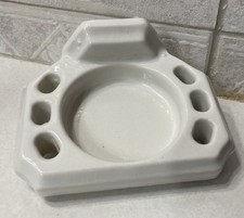Antique Vintage NOS DEAD STOCK UNUSED Porcelain Bathroom Wall Toothbrush Holder