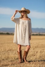 Xhilaration Cream Women's Dress