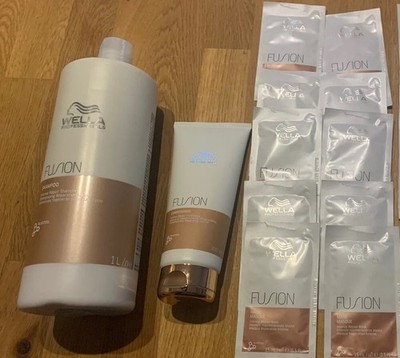 Wella Fusion Intensiv Shampoo 1000 ml + 150ml Maske + 200 ml Conditioner
