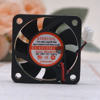 1 pcs EVERCOOL 4cm 12v0.07A EC4010M12C power supply motherboard ultra-quiet fan 