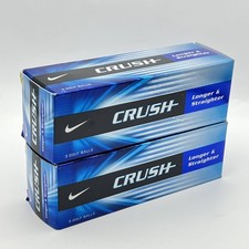Nike Crush Golf Balls - 2 Boxes Of 3 - 6 Total Balls - Longer Straighter - New