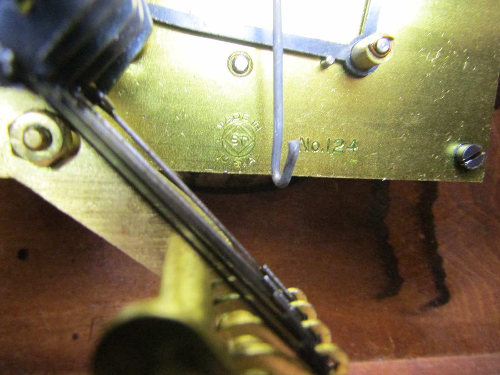 Seth Thomas Tambour Mantle Clock #124 Works Nice condition No. 56 Chime VIDEO