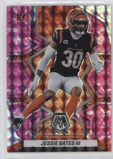 2022 Panini Mosaic Pink Camo Mosaic Prizm Jessie Bates III #204 04mf