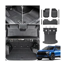 Floor Mats & Cargo Liner with Backrest Mat for 2025 2026 Chevy Equinox(Only G...