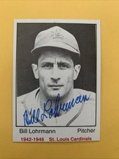 Bill Lohrman SIGNED 1983 TCMA St. Louis Cardinals #49, AUTOGRAPHED