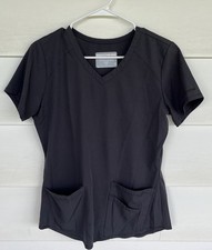 Women  s Small Gray Skechers Scrub Top