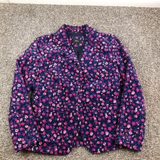 J Crew Blazer Jacket Corduroy Dotted Floral Stretch Womens 4