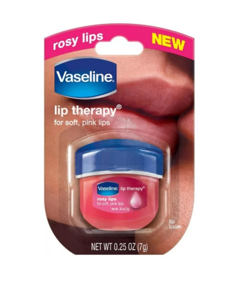 凡士林 Rosy Lips 6 包治疗缓解嘴唇干裂 0.25 盎司 — 第 2/2 张图片