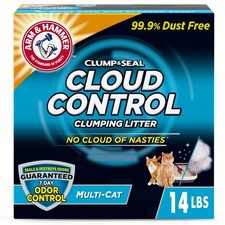 Cloud Control Multi-Cat Clumping Cat Litter with Hypoallergenic Light Scent, 14