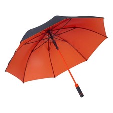 EuroSCHIRM Birdiepal Seasons Automatic Umbrella (Black/Orange) Trekking Hiking