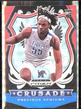2020 Panini Prizm Draft Picks Collegiate #88 Precious Achiuwa Red White and Blue
