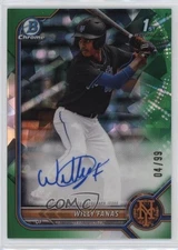 2022 Bowman Chrome Prospect Green Atomic Refractor /99 Willy Fanas #CPA-WF Auto