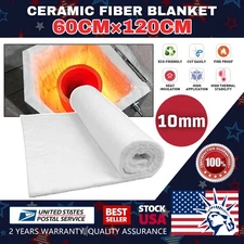 Ceramic Fiber Insulation Blanket, 4# Density 2500F,  24"x 47” 10MM 60*120CM