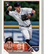 2023 Topps Ryan Kreidler Rookie #356 RC Detroit Tigers