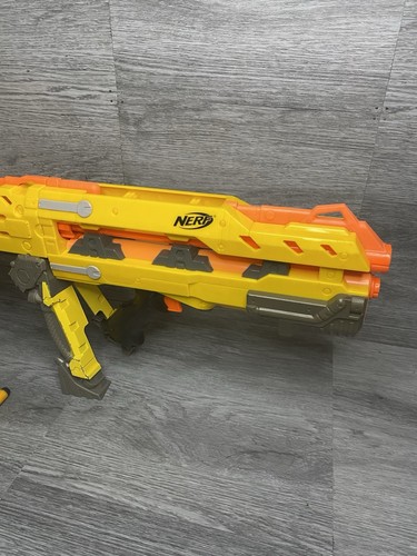 Pistola NERF colpo lungo CS-6 N-STRIKE compresi attacchi mirino, 2x caricatore, freccette - Foto 4 di 16