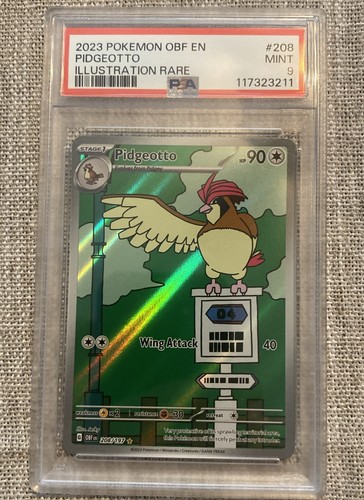 Pidgeotto graded PSA 9 for sale on eBay