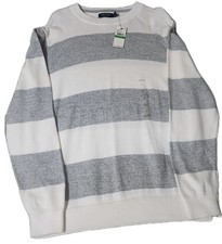    NWT Nautica Sweatshirt Pullover Explorers Sail White Adult Large 29x22