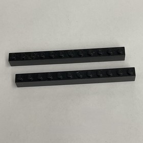 Lego 6112 Black Replacement Parts Pieces Lot of 2