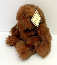 VTG Russ Berrie “Timber” Plush Brown Grizzly Bear 10" Toy Stuffed Teddy w/ Tag
