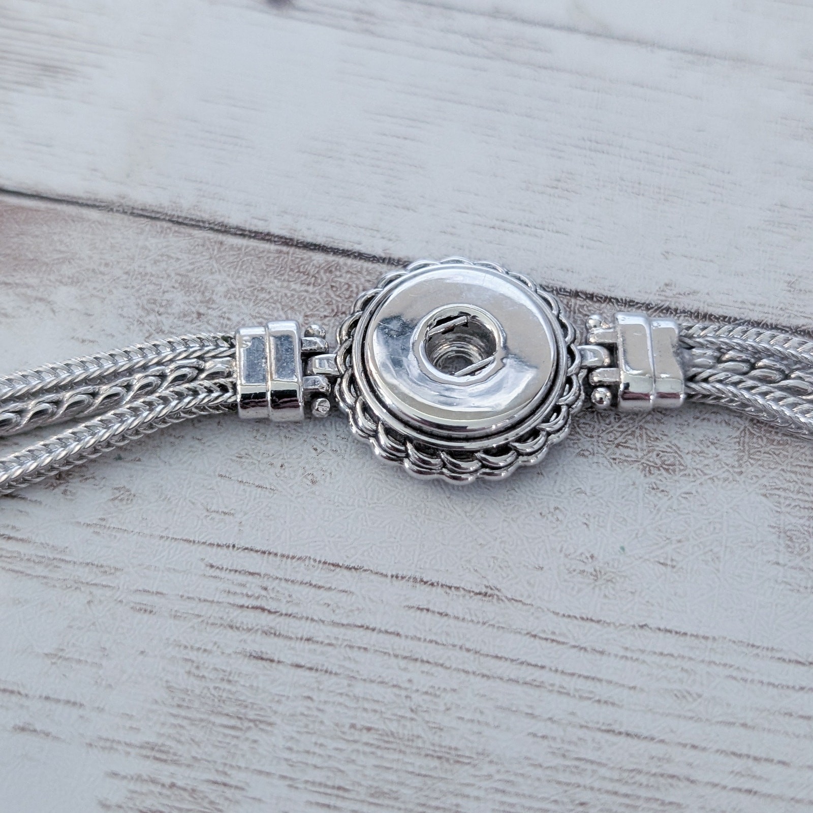 Silver Tone Bracelet - Missing Something? - image 7