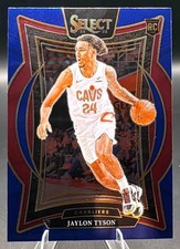 2024-25 Panini Select Jaylon Tyson #77 Concourse RC Cavaliers