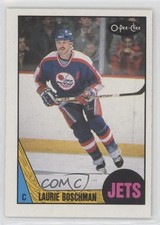 1987-88 O-Pee-Chee Laurie Boschman #222 0jh2