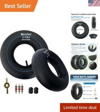 2-Pack13x5.00-6" Inner Tubes with TR-13 Straight Valve Stem - Replacement Law...