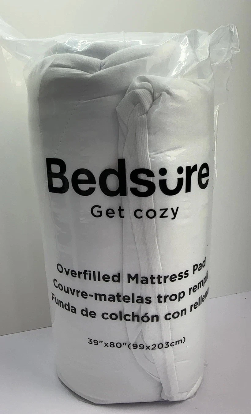Bedsure Overfilled Twin Mattress Pad 39x80 New in Package