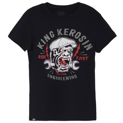 King Kerosin Vintage Rockabilly Retro T-Shirt Engineering Monkey Affe Mechanic