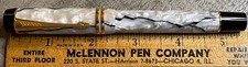 Parker Duofold Centennial Fountain Pen in Pearl & Black-18k Medium Nib (*)