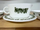VTG Pyrex Corning Corelle Crazy Daisy Gravy Boat & Saucer Plate & MATCHING BOWLS