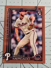 2025 Topps Series 2 - Michael Mercado #582 Gold /2025 (RC)